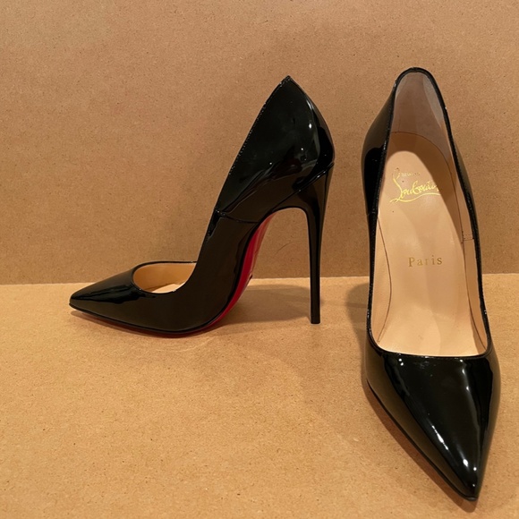 Christian Louboutin- So Kate 120 Patent Leather Pumps - Picture 2 of 5